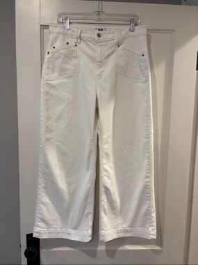 PAIGE Anessa High Waist Wide-Leg Ankle Jeans